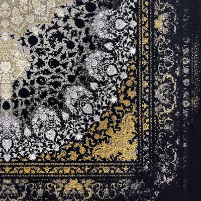 machine-carpet-1200-reeds-vintage-katrin-design-embossed-flower-black-color